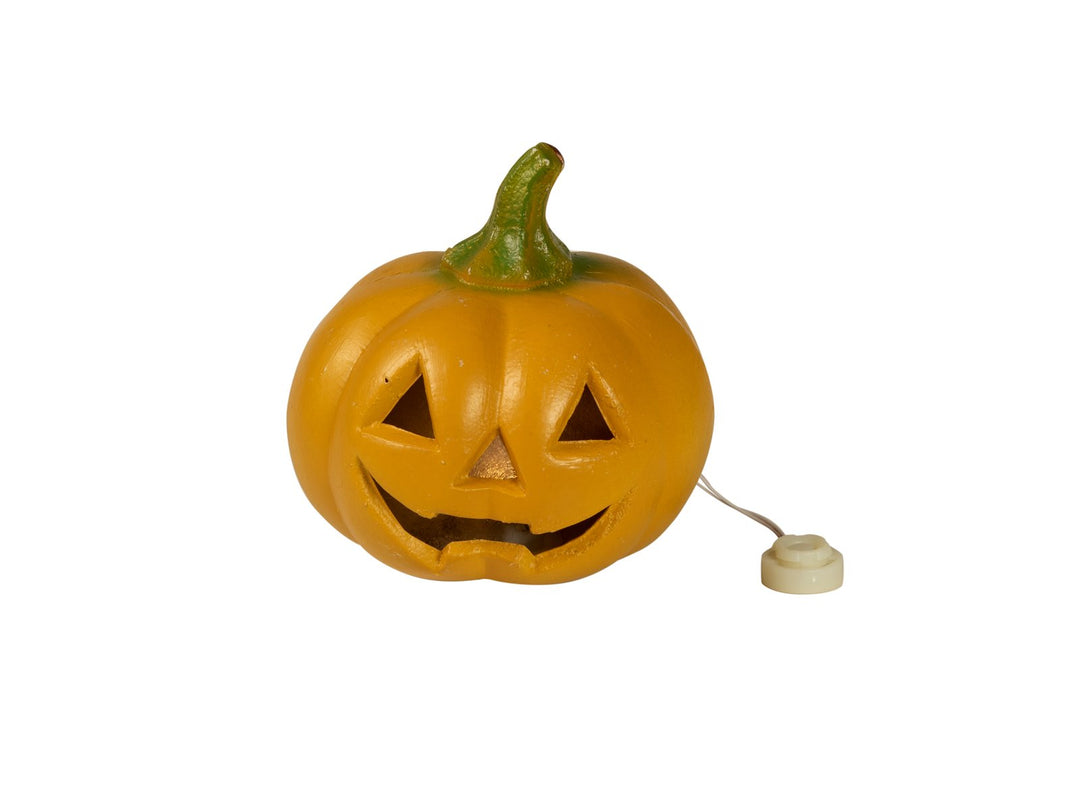 Calabaza de Halloween con LED 12cm