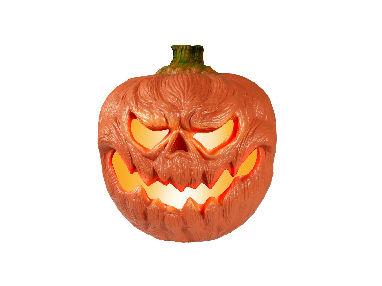 Calabaza de Halloween con LED (18 cm)
