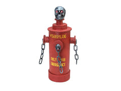 Halloween brandhane, animeret, 28 cm