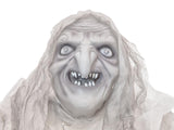 Bruja de Halloween, blanca, animada, 170 cm