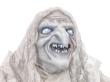 Bruja de Halloween, blanca, animada, 170 cm