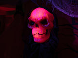 Calavera ensangrentada de Halloween, colgante, animada, 80 cm
