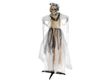 Halloween-figur brud, animeret, 170 cm