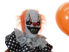Figura de Halloween, payaso con globo, animada, 170 cm