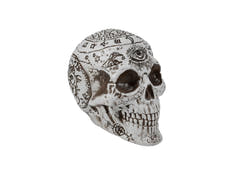 Halloween-kranie med mystiske tegn, 18 cm