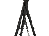 Halloween heksekedel med trefod, animeret, 145 cm