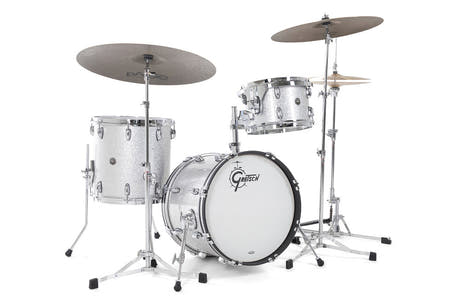 Gretsch USA Brooklyn tom de suelo 18" x 16", Silver Sparkle