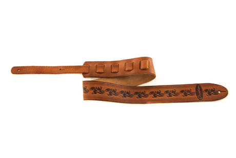 Correa de guitarra Ovation Premium de cuero, Leaf, Wet Sand