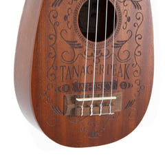 GEWA Ukelele Pineapple Manoa K-PA-WHISKY - Soprano (Sapelli matt)