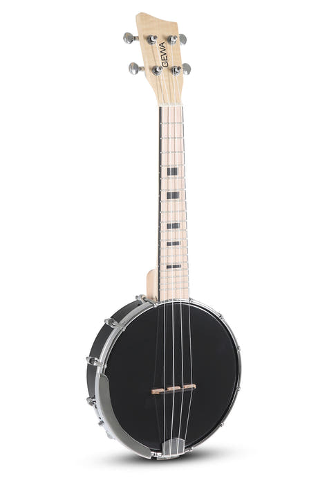 GEWA Ukelele Banjo Manoa - Banjo-Ukelele Concert (Black)
