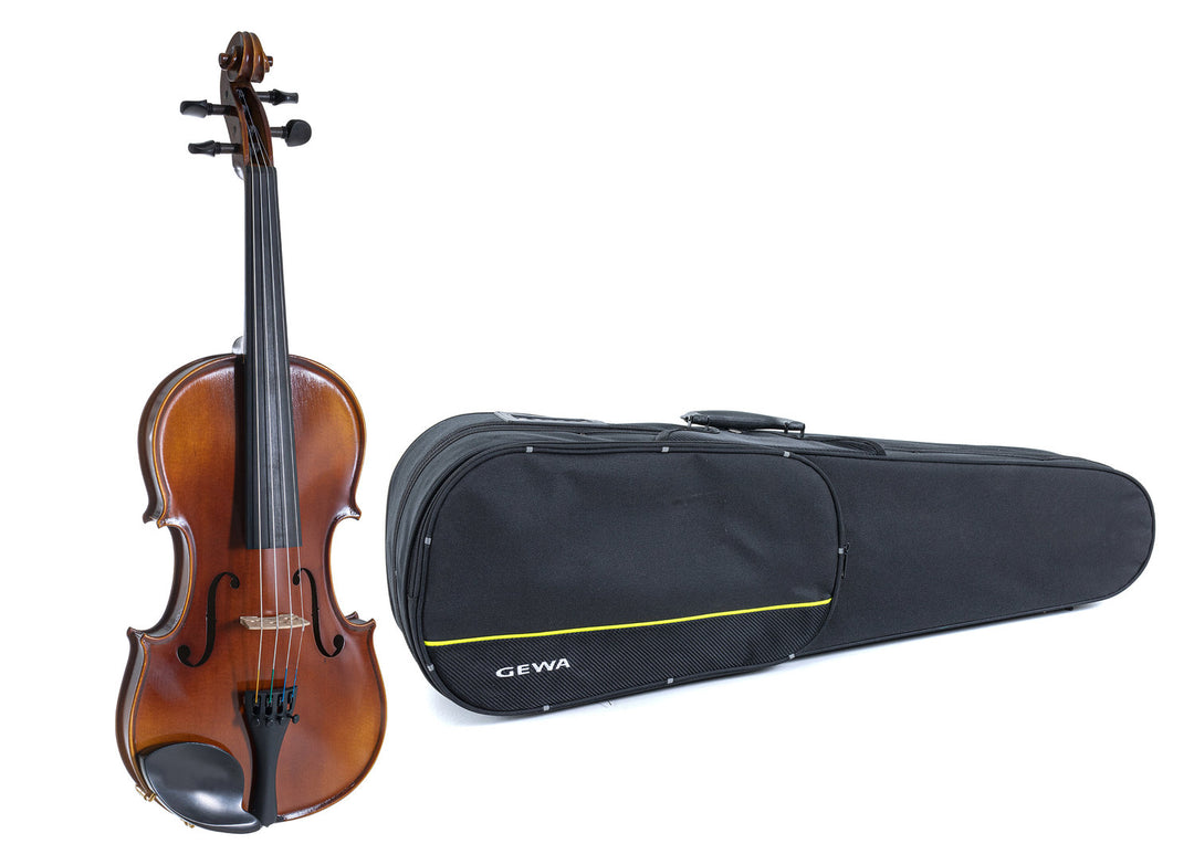 GEWA Violín Allegro - 3/4 (Listo para tocar incl. estuche moldeado, sin arco, con cuerdas Larsen Aurora)