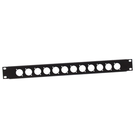 Adam Hall 872213 Panel en U para Rack 1 Unidad para 12 Chasis Tipo D