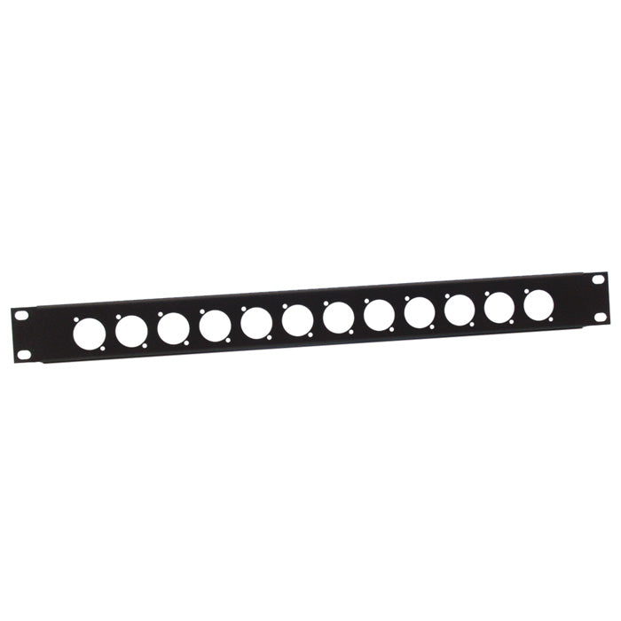 Adam Hall 872213 Panel en U para Rack 1 Unidad para 12 Chasis Tipo D