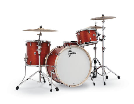 Gretsch USA Brooklyn 3-delt shell set 24", Satin Burnt Orange