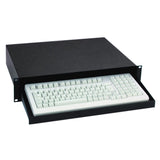 Adam Hall 87412 Bandeja de teclado de la computadora RACKMOUNT (19 ")