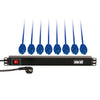 Adam Hall 1U Rack Distribuidor de Corriente (Schuko)