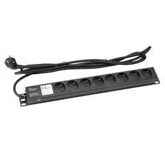 Regleta eléctrica con toma de tierra (19" Rack)