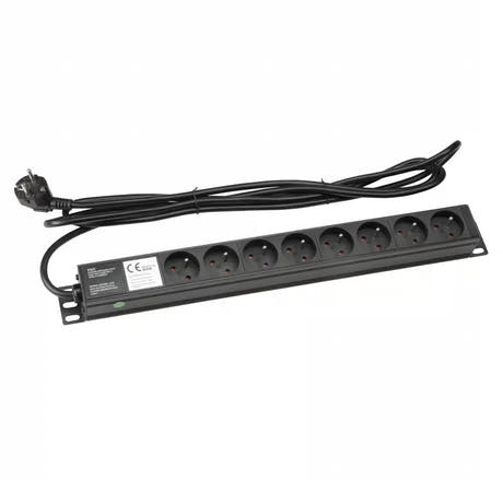 Regleta eléctrica con toma de tierra (19" Rack)