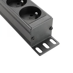 Regleta eléctrica con toma de tierra (19" Rack)