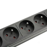 Regleta eléctrica con toma de tierra (19" Rack)