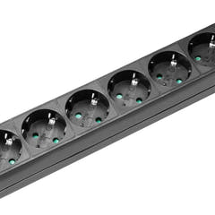 Regleta de corriente (Schuko) Adam Hall (1,4m)