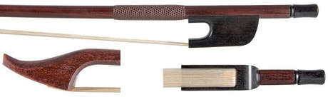 GEWA arco para viola da gamba bajo, vara redonda de pernambuco, talón bajo
