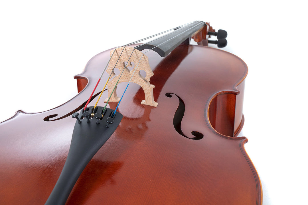 GEWA Violonchelo Ideale - 1/4 (Listo para tocar, incl. bag, arco de carbono, cuerdas Larsen Aurora, asegurado para el transporte)