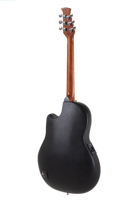 Applause Guitarras E-Acoustic AB28 Super Shallow Bowl Cutaway - Black Satin (AB28-5S)