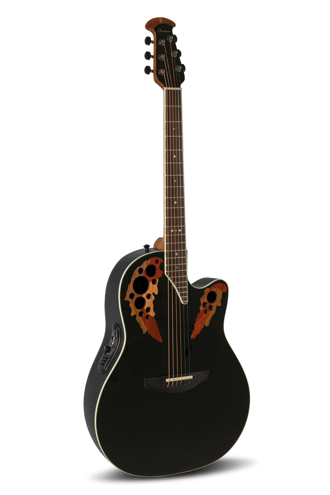 Ovation Guitarras electroacústicas Standard Elite de corte profundo contorneado - Black (2778AX-5-G)