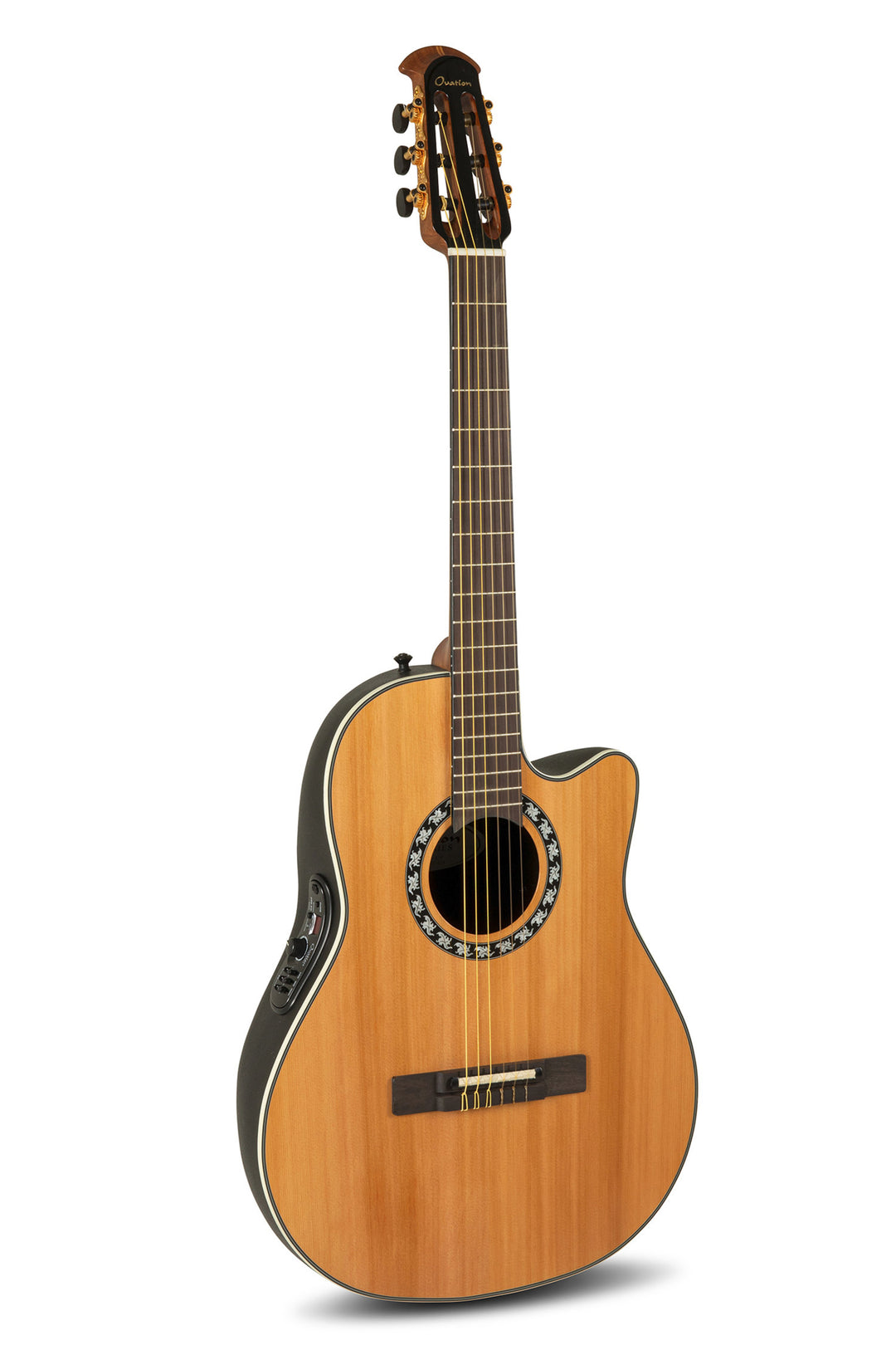 Ovation guitarra clásica eléctrica-acústica Classic Nylon Legend Mid Cutaway - Natural (1773AX-4-G)