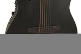 Ovation E-Acoustic Guitar Elite TX Deep Contour Cutaway - Black Textured (2078TX-5-G)