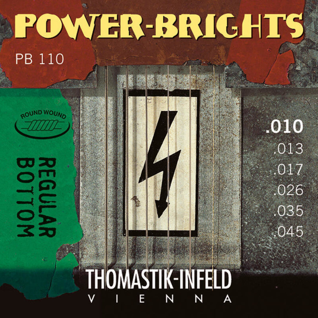 Cuerdas Thomastik-Infeld para Guitarras E Power Brights Series - set 010 (PB110)