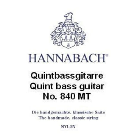 Hannabach 8401MT string de agudos A1 para guitarra bajo de quintas
