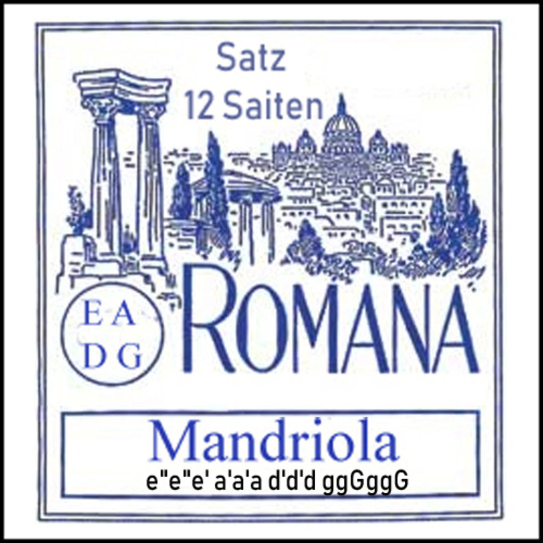 Cuerdas de mandriola Romana - Set de 12 cuerdas