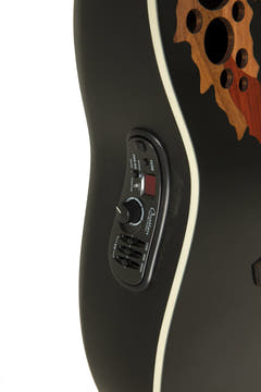 Ovation Guitarras electroacústicas Standard Elite de corte profundo contorneado - Black (2778AX-5-G)