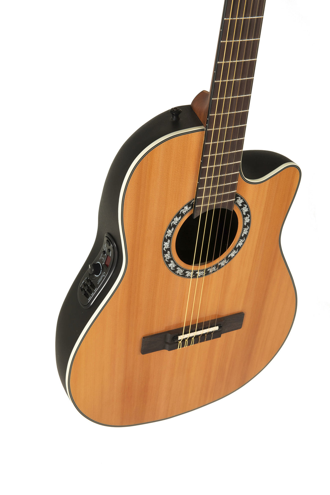 Ovation guitarra clásica eléctrica-acústica Classic Nylon Legend Mid Cutaway - Natural (1773AX-4-G)