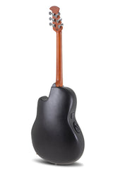 Ovation E-Acoustic Guitar Celebrity CS Standard Mid Cutaway - Black (CS24-5-G)