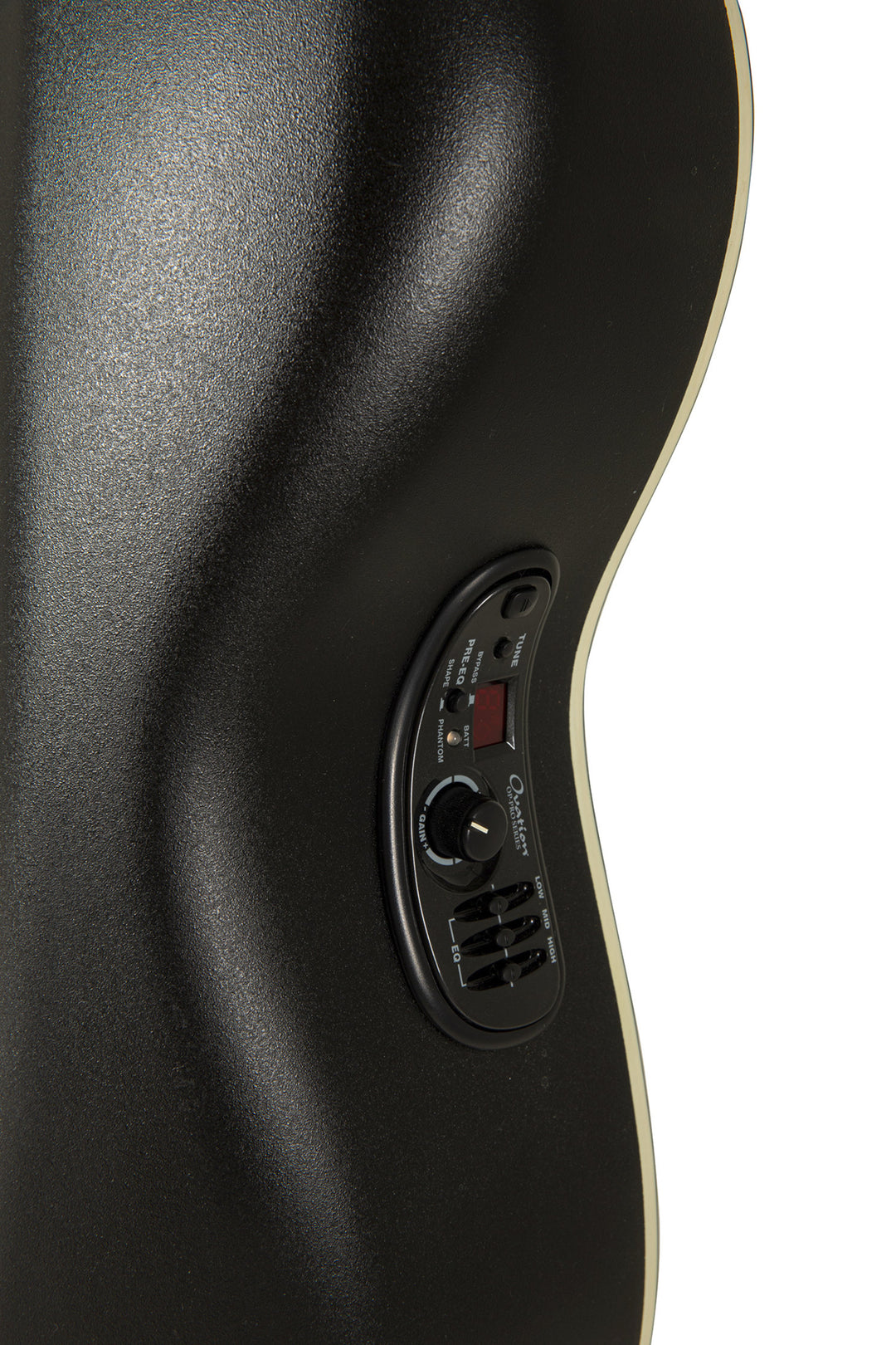 Ovation Guitarras electroacústica Standard Balladeer Deep Contour Cutaway de 12 cuerdas - Black (2751AX-5-G)