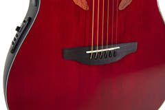 Ovation Guitarras electroacústicas Celebrity Elite Mid Cutaway - Ruby Red (CE44-RR-G)
