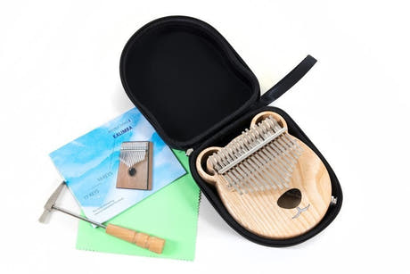 Kalimba GEWA PG-KL-OP con 17 lengüetas de roble, con pastilla