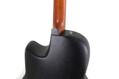 Ovation Guitarras electroacústicas Celebrity Elite de corte medio - Black (CE44-5-G)