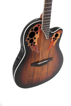 Ovation E-Acoustic guitarras Celebrity Elite Plus Super Shallow - Koa Burst (CE48P-KOAB-G)