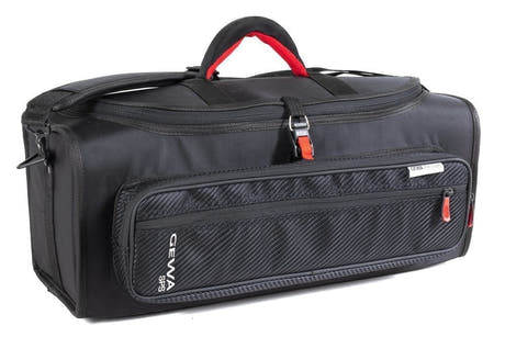 GEWA SPS funda gigbag para 2 trompetas, negra, Cordura 1680