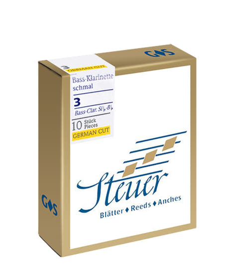 Steuer Reeds para clarinete bajo Solo White Line - 2 1/2
