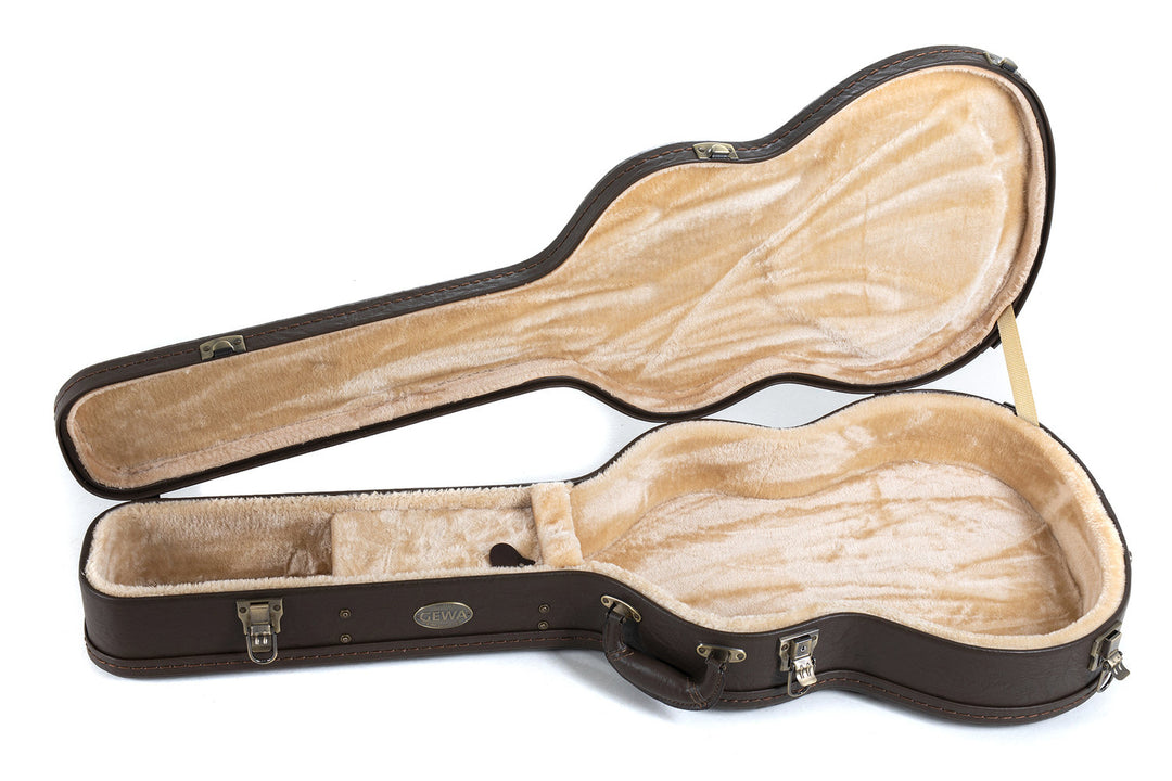 GEWA estuche de Guitarras con tapa arqueada Prestige Brown - Guitarras clásicas