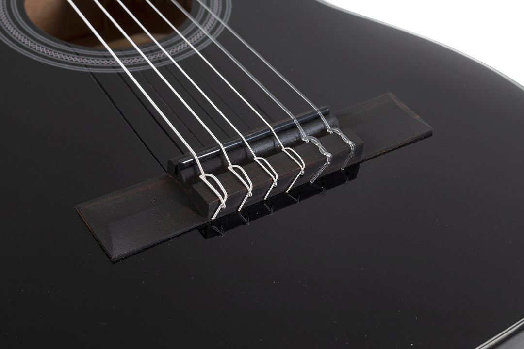GEWA Guitarra clásica Student negra - tamaño 1/4 negra