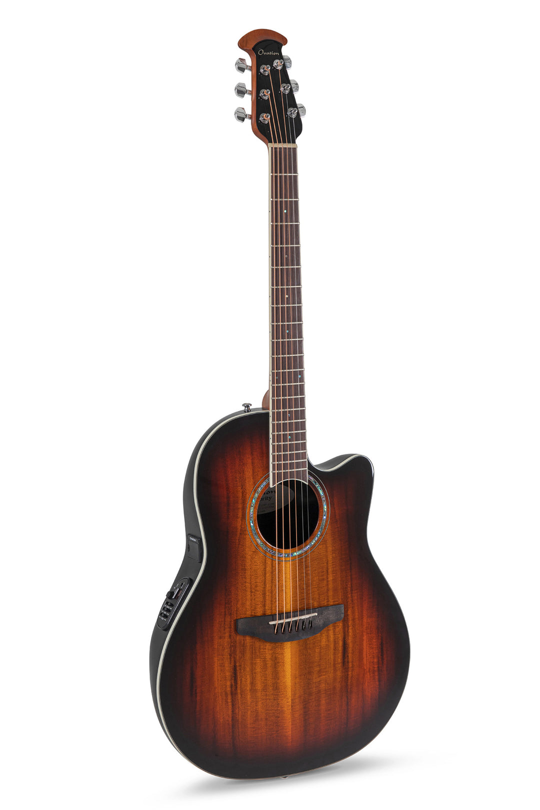 Ovation Guitarras E-Acoustic Celebrity Standard Plus Super Shallow - Koa Burst (CS28P-KOAB-G)
