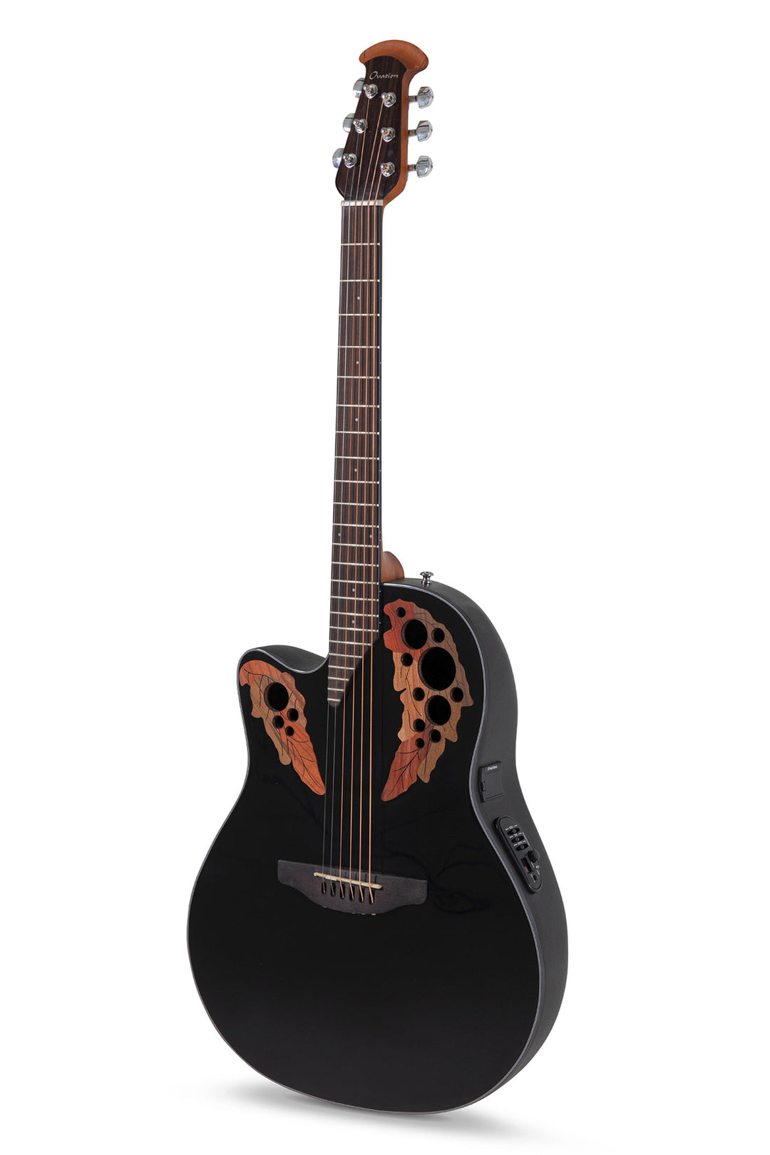 Guitarra electroacústica Ovation Celebrity Elite Mid Cutaway - Black (CE44L-5-G)