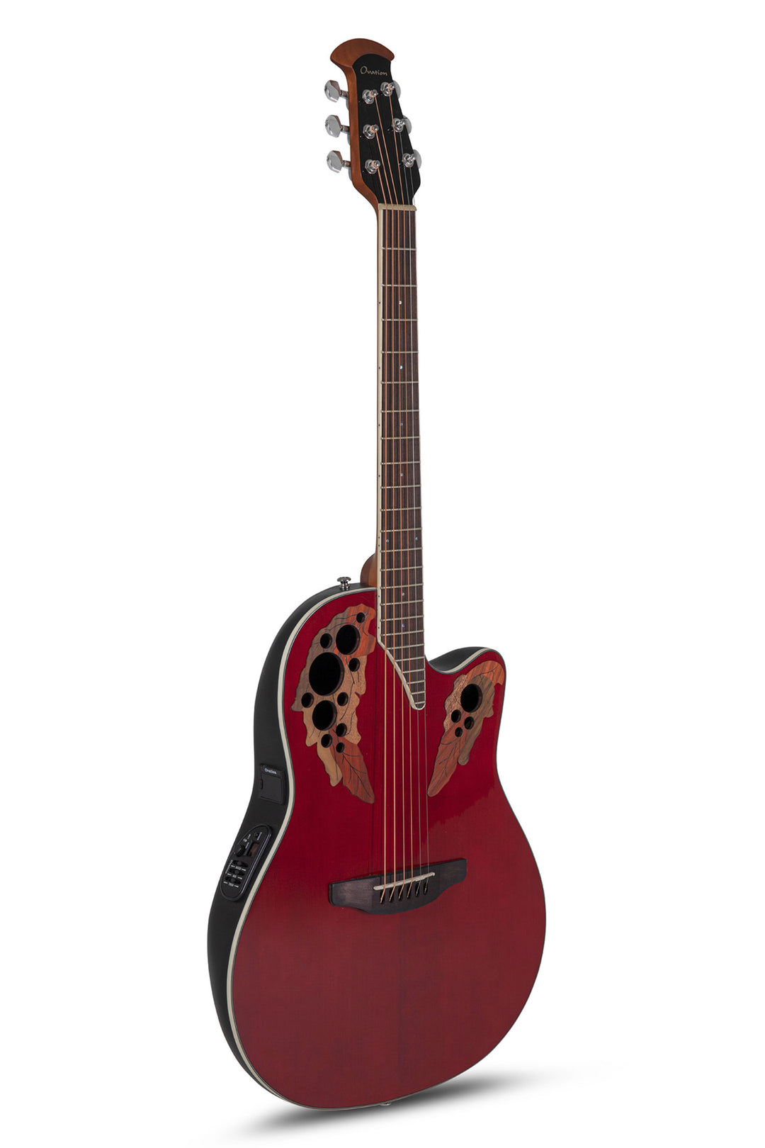 Guitarras electroacústicas Ovation Celebrity Elite Super Shallow Cutaway - Ruby Red (CE48-RR-G)