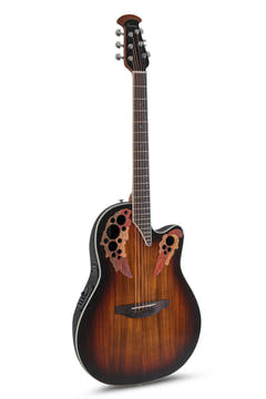 Ovation E-Acoustic guitarras Celebrity Elite Plus Super Shallow - Koa Burst (CE48P-KOAB-G)